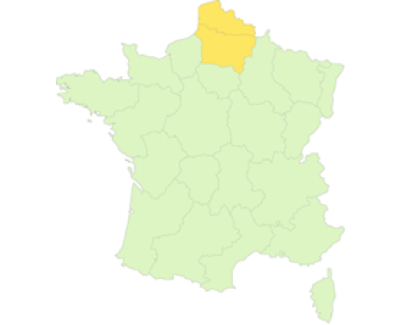 Carte Hauts-De-France