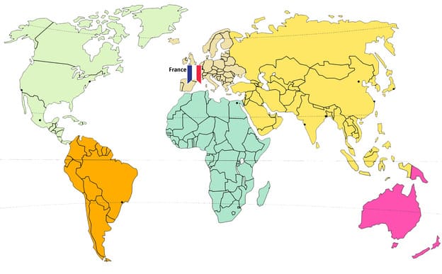 Carte monde